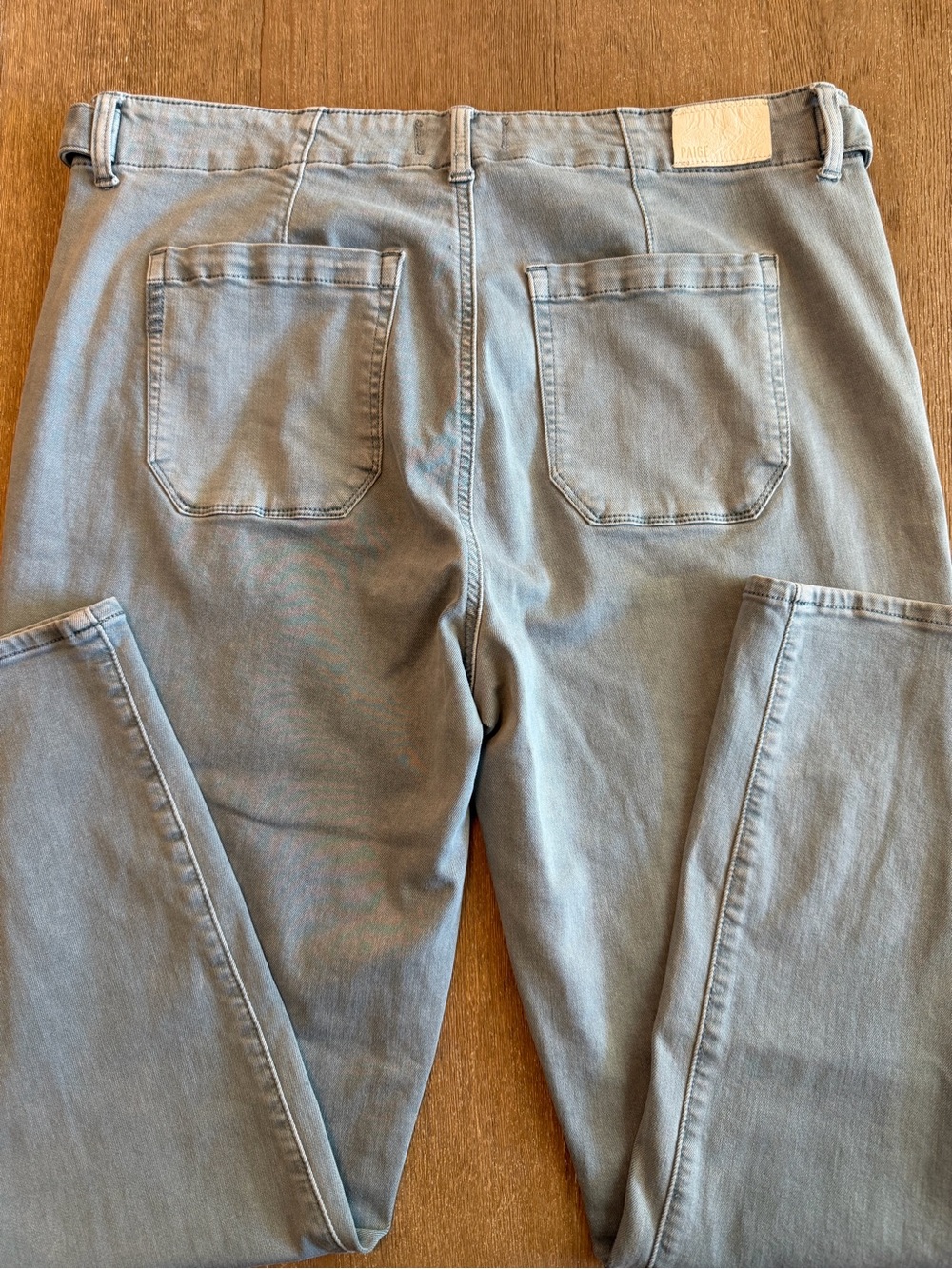 PAIGE Brigitte Self Tie Straight Leg Ankle Jeans Size 32, EUC. $229 MSRP - Picture 5 of 11